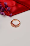 Red Ring – Vibrant Elegance with a Luxurious Gold Finish
