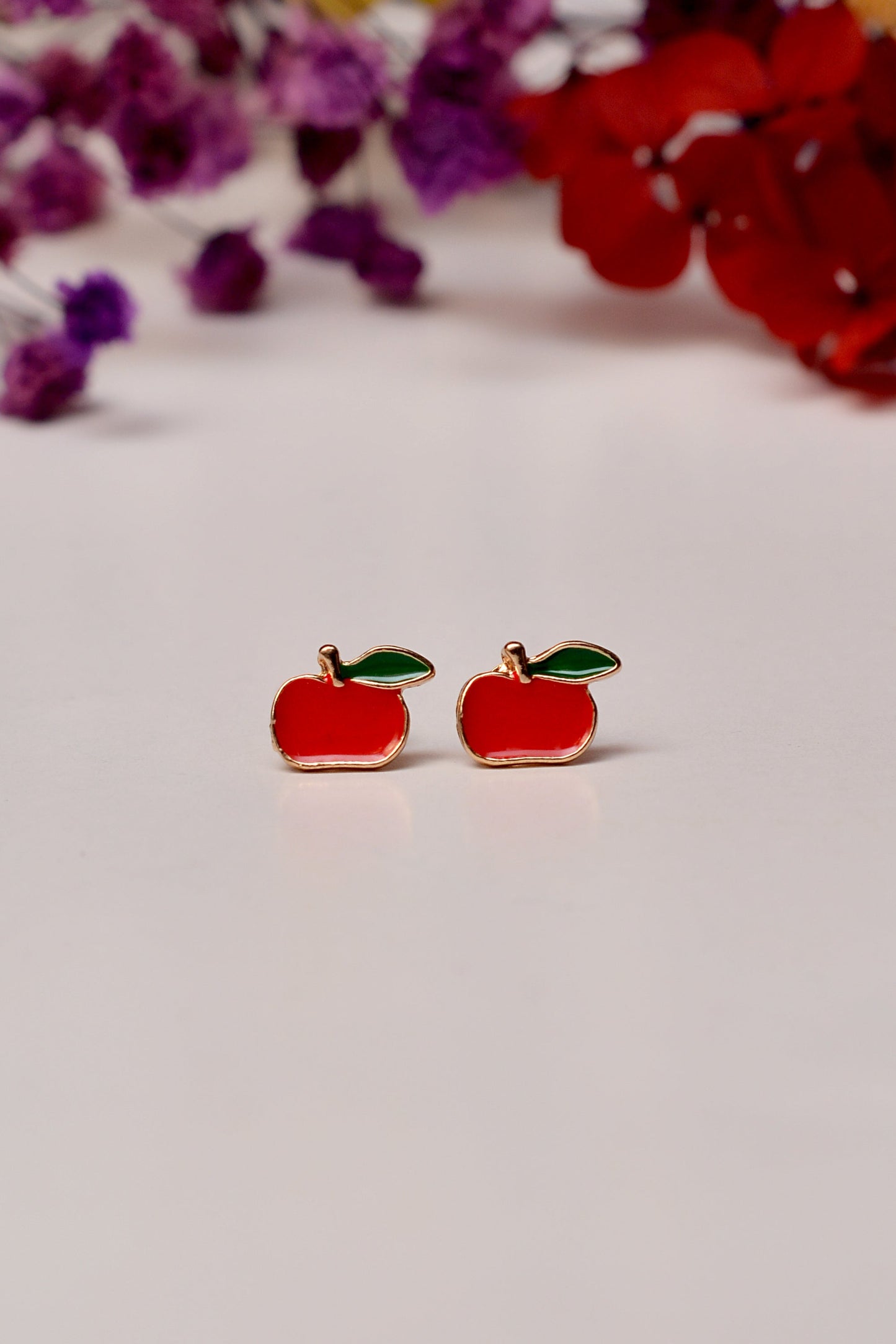 Red Ear Studs – Bold Elegance with a Touch of Modern Charm