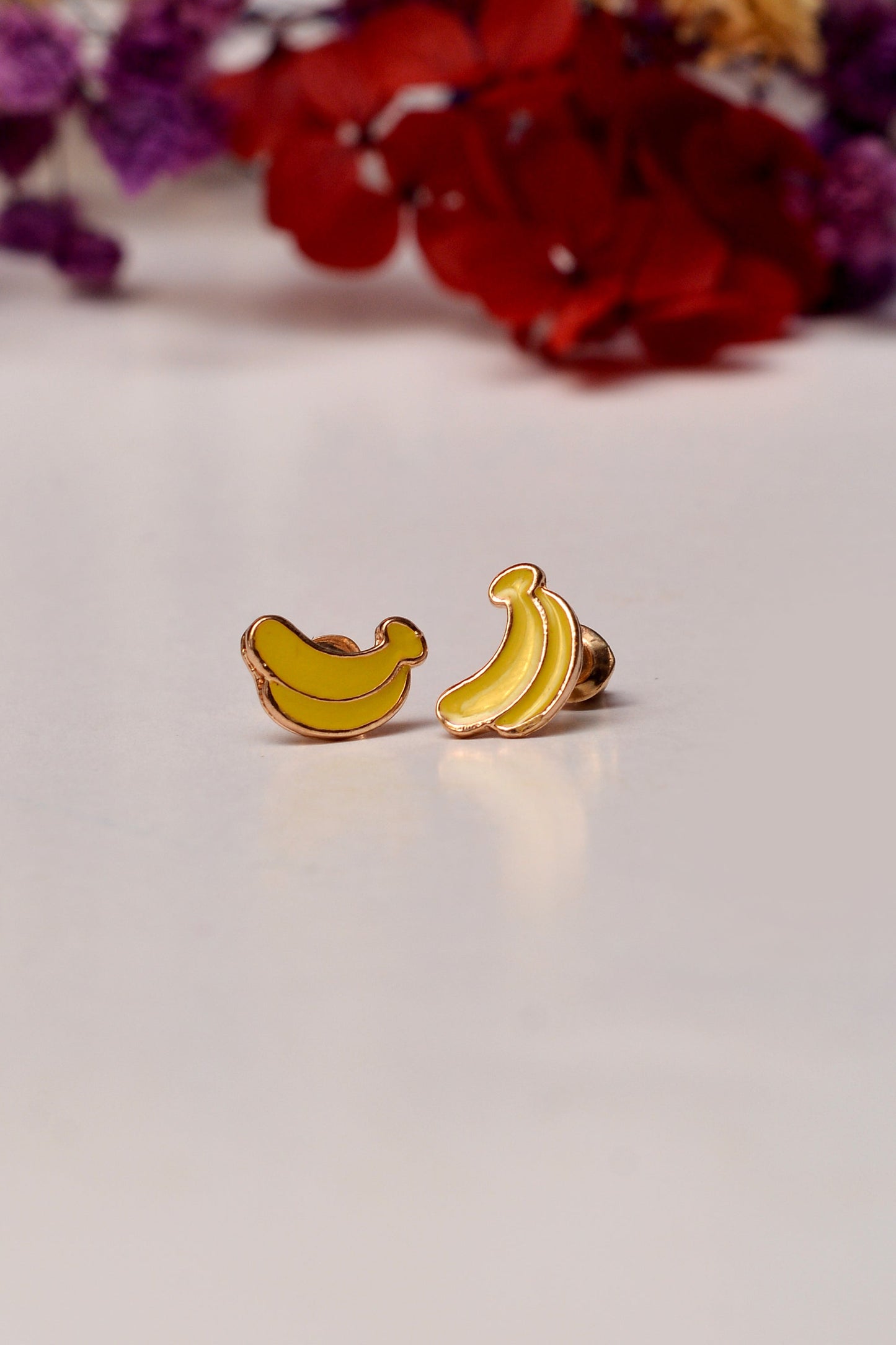 Yellow Ear Studs – Bright Elegance for Everyday Festive Wear